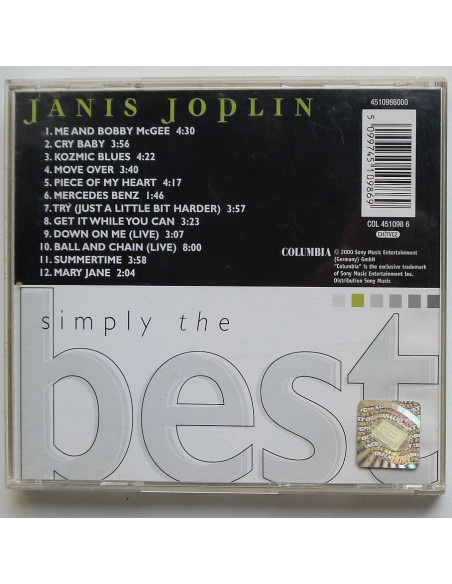 Janis Joplin - Simply the Best