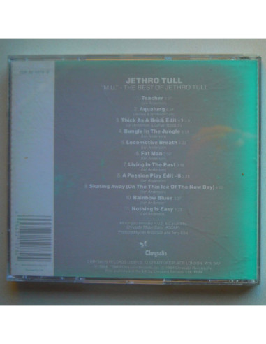 Jethro Tull - '’M.U.’’ - The Best Of