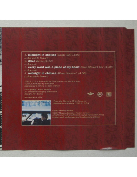 Jon Bon Jovi - Midnight In Chelse