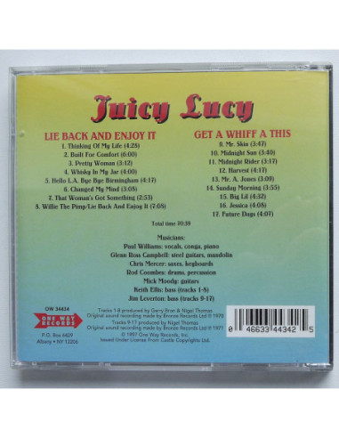 Juicy Lucy - Lie Back And Enjoy It / Get A...