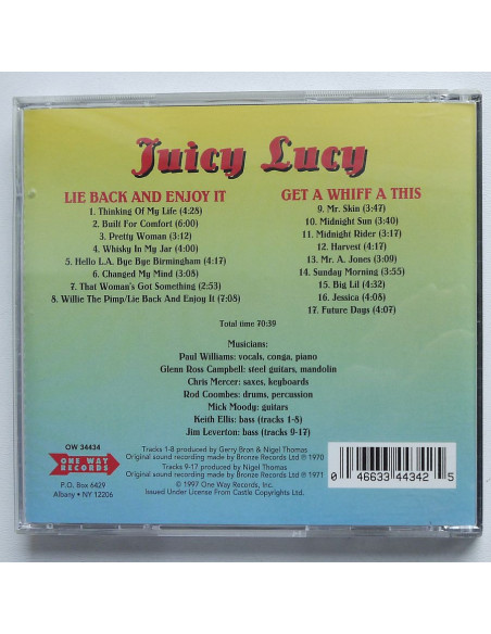 Juicy Lucy - Lie Back And Enjoy It / Get A Whiff Of This
