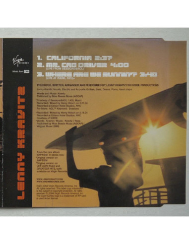 Lenny Kravitz - California