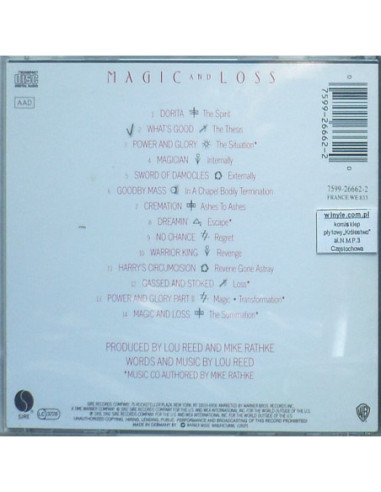 Lou Reed - Magic And Loss