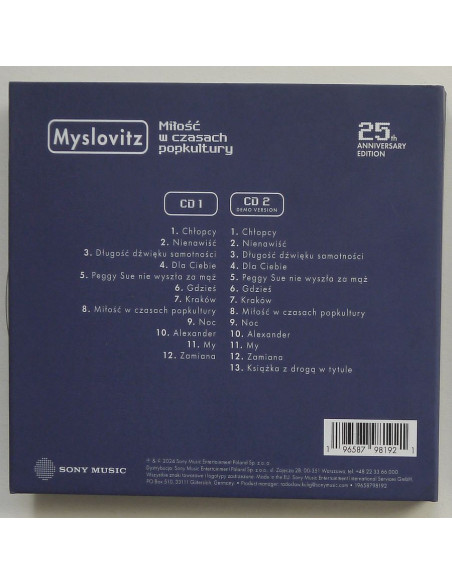 Myslovitz - Miłość w czasach popkultury - 25th Anniversary Edition (2cd)