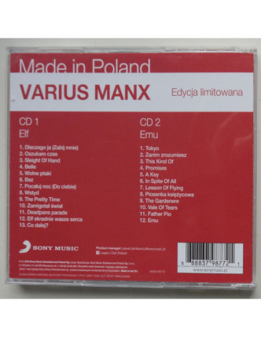 Varius Manx - Elf / Emu (2cd)