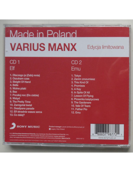 Varius Manx - Elf / Emu (2cd)