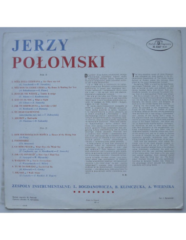 Połomski Jerzy - Śpiewa