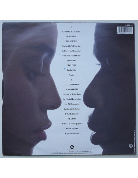 Mica Paris and Will Downing - Where Is The Love (12’’)