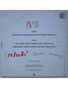 Womack & Womack - MPB (Missin' Persons Bureau) (12’’) 2