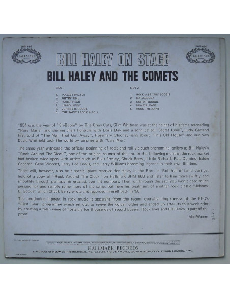 Bill Haley & The Comets  Bill Haley on Stage