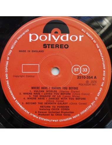 Return To Forever Featuring Chick Corea - Where...