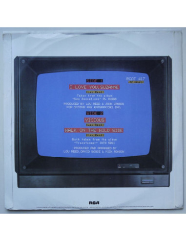 Lou Reed - I Love You, Suzanne (12’’)