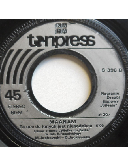 Maanam - Och, ten Hollywood/Ta noc do innych jest niepodobna