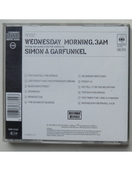 Simon & Garfunkel - Wednesday Morning, 3 A.M.