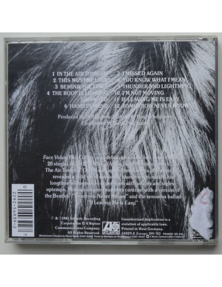 Phil Collins - Face Value