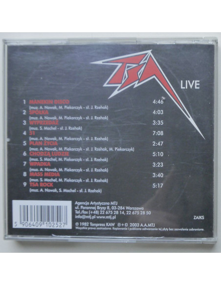 TSA - Heavy metal rock live