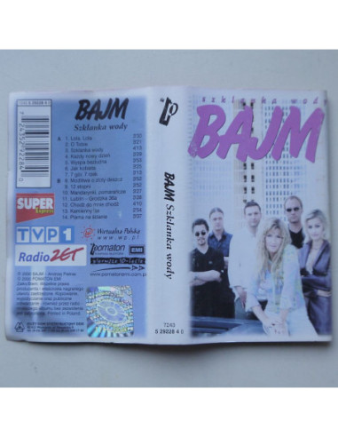 Bajm  Szklanka wody