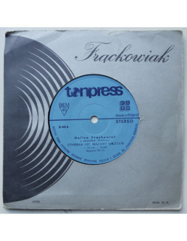 Frąckowiak Halina z zespołem Hokus - Pieśń Geiry