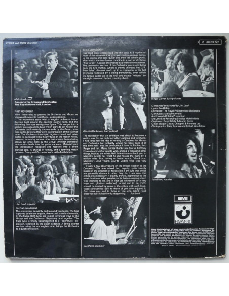 Deep Purple The Royal Philharmonic Orchestra, Malcolm Arnold - Concerto For Group And Orchestra