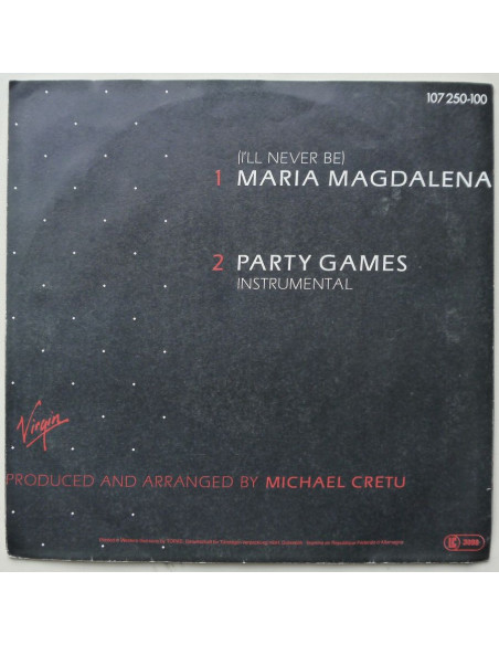 Sandra - (I'll Never Be) Maria Magdalena