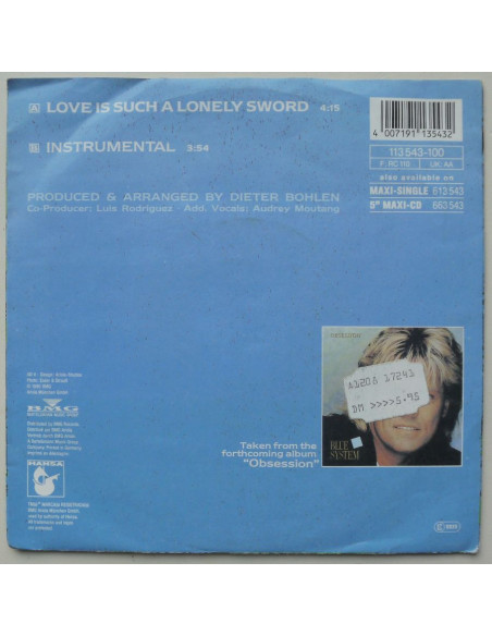 Blue System - Love is Such Lonely Sword