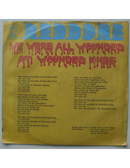 Redbone - We Were All Wounded At Wounded Knee