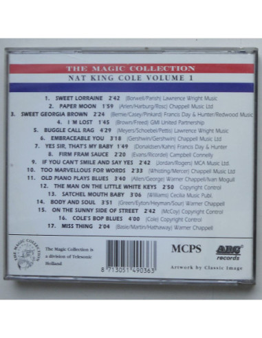 Nat King Cole - The Magic Collection volume One