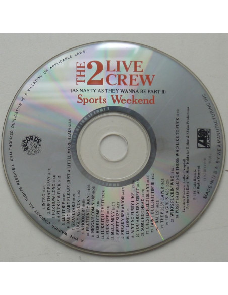 2 Live Crew, The - Sports Weekend (As Nasty As They Wanna Be Part II)