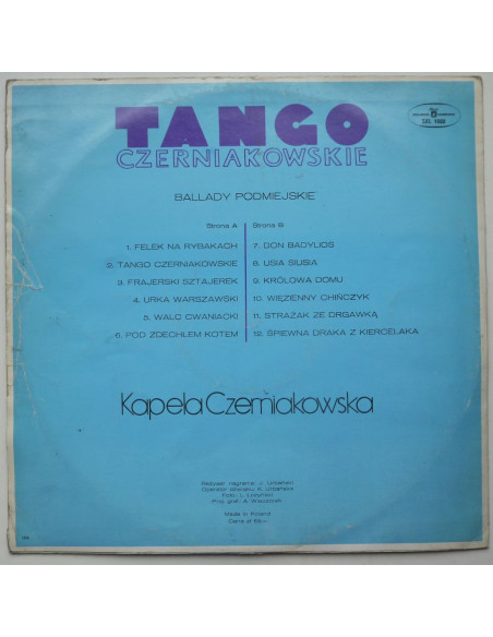 Kapela Czerniakowska - Tango czerniakowskie