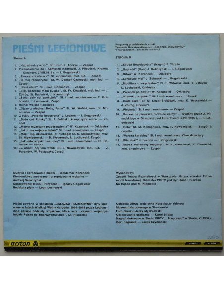 Składanka - Pieśni legionowe