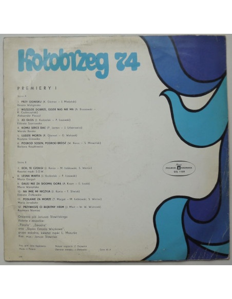 Składanka - Kołobrzeg '74 – Premiery 1