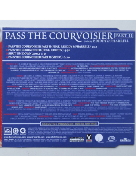 Busta Rhymes feat. P.Diddy and Pharell - Pass the Courvoisier Part II (CDS)