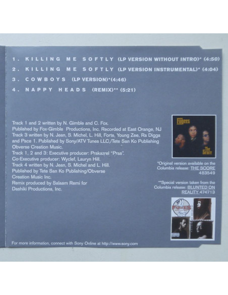 Fugees - Killing Me Softly (CDS)