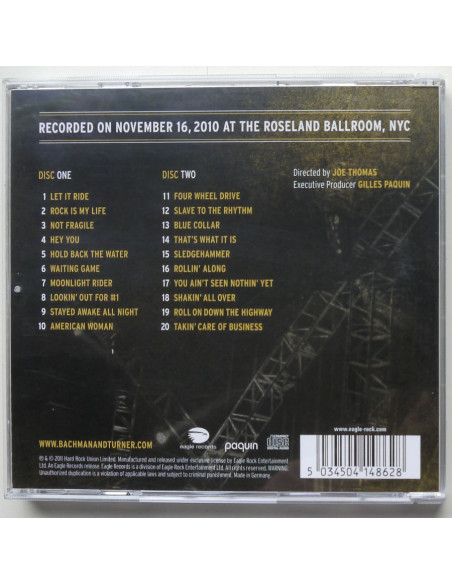 Bachman & Turner - Live At Roseland Ballroom, NYC