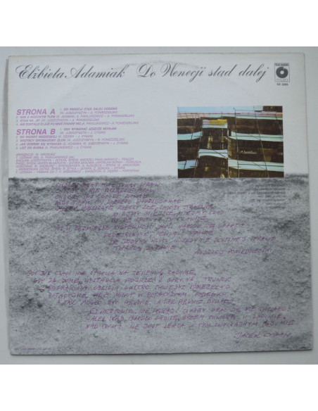 Adamiak Elżbieta - Do Wenecji stąd daleko