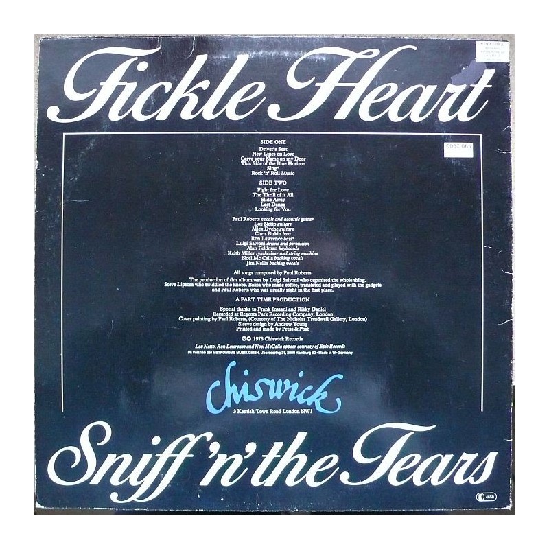 Fickle Heart - Sniff 'n' the Tears