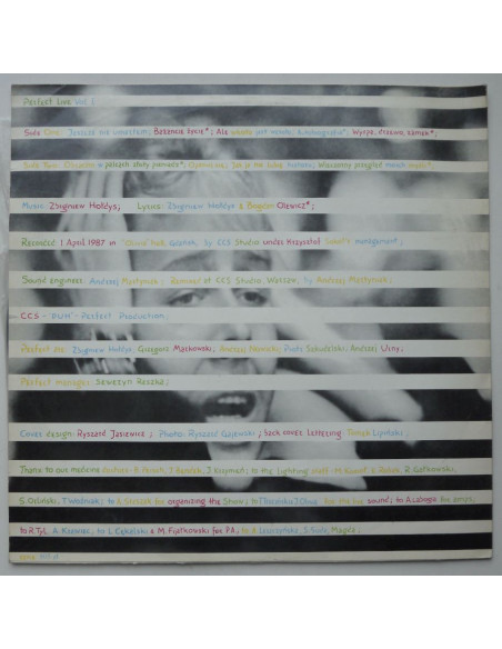 Perfect - Live April 1, 1987 Vol. 1