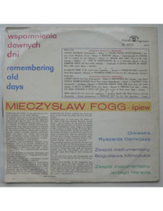Fogg Mieczysław - Wspomnienia dawnych dni 2