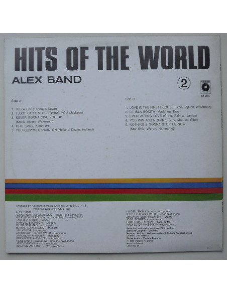 Alex Band - Hits of the world 2