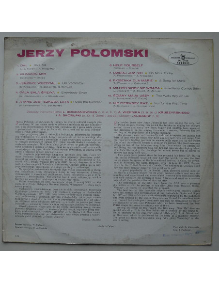Połomski Jerzy - Daj!