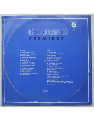 Składanka - Kołobrzeg '80 – Premiery