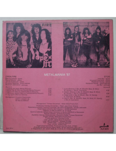Składanka - Metalmania '87 (Stos, Open Fire)