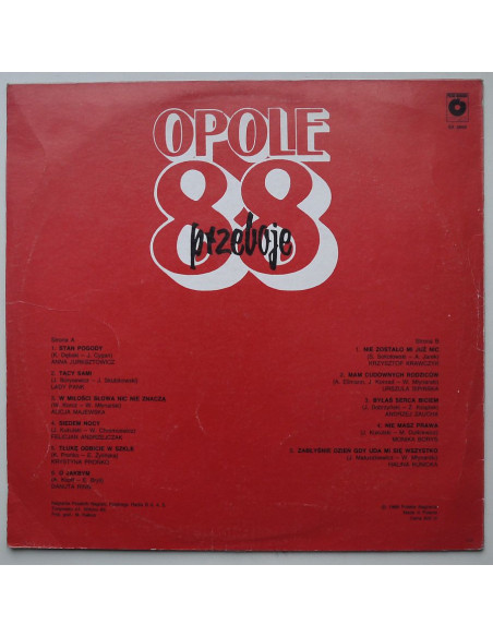 Składanka - Opole ‘88 – Przeboje