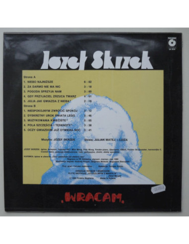 Skrzek Józef - Wracam