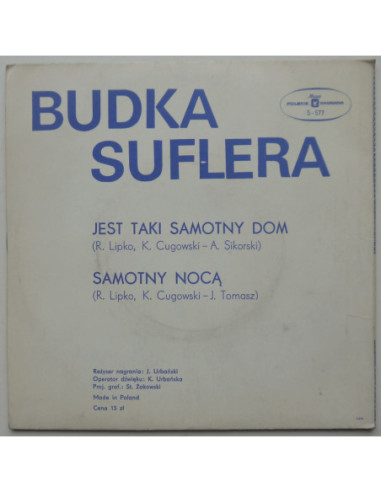 Budka suflera - Jest taki samotny dom