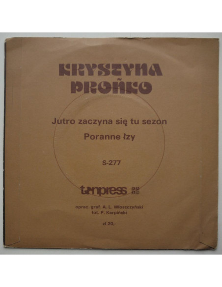 Prońko Krystyna - Jutro zaczyna się tu sezon