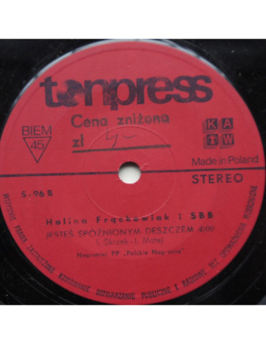 Frąckowiak Halina i SBB - Wzejdę polnym makiem...