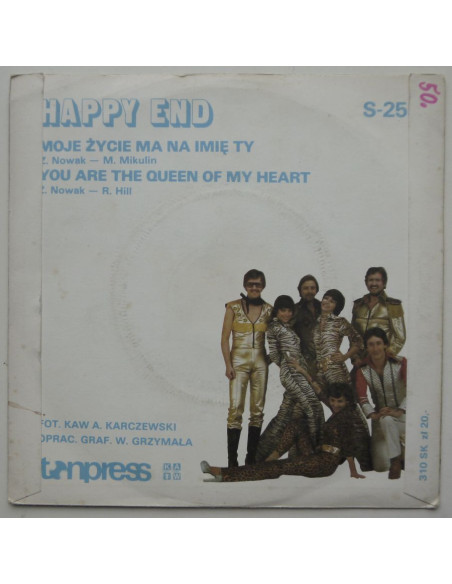 Happy End - Moje życie ma na imię ty / You Are The Queen Of My Heart