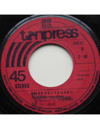 Tenard Andrzej - Tańcząc z dnia na dzień