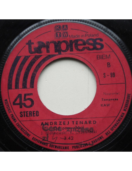 Tenard Andrzej - Tańcząc z dnia na dzień